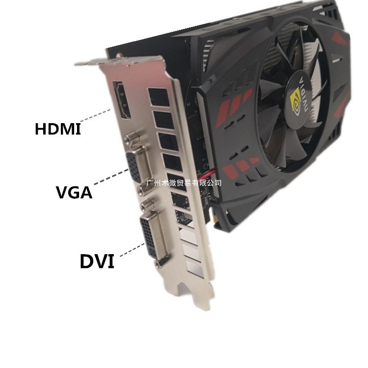 โรงงาน GTX750ti 2G เกมเดสก์ท็อปกราฟิกการ์ดอิสระ E-commerce 730 960