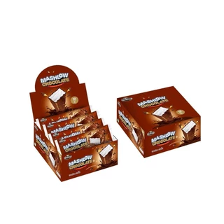 [ โปร 2 แถม 1 ] MASHLOW มาร์ชโล่กล่อง 120g ช็อกโกแลตเคลือบมาร์ชเมลโล่แท่ง มีฮาลาล ช็อกโกแลต มาร์ชเมลโล่ สตรอว์เบอร์รี