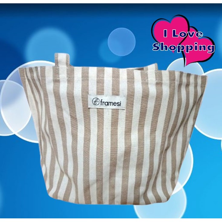 ถุงผ้า Framesi เนื้อผ้าดี ใส่ของได้เยอะ