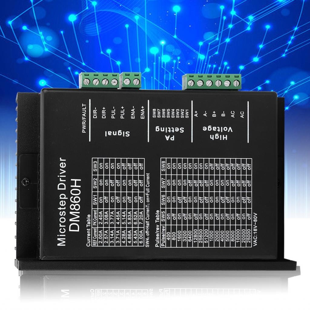 Stylish365-ph CNC Stepper Motor Driver DMA860H สําหรับเครื่องแกะสลักอุตสาหกรรม