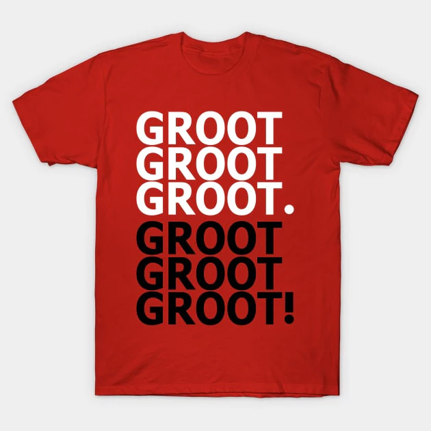 เสื้อยืด Vintage Get over it Groot คอกลม Cotton 100% S-5XL - รูปที่ 1