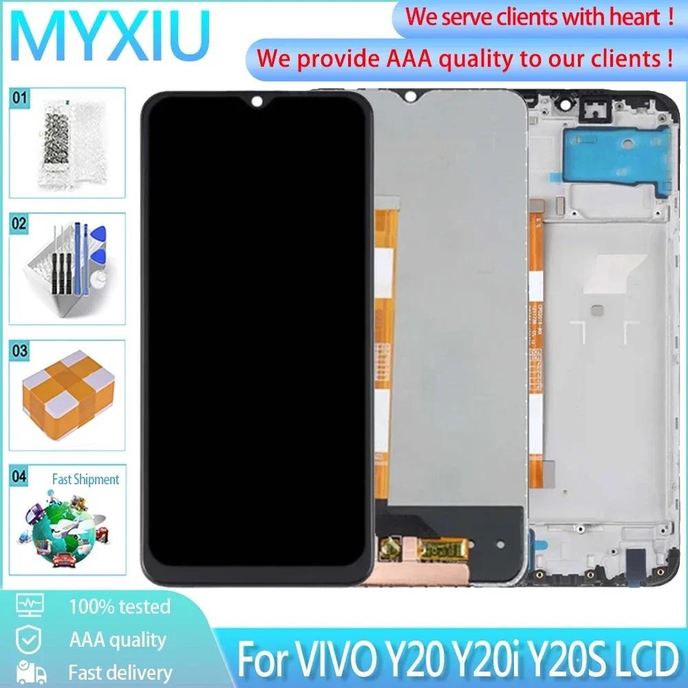 6.51 "สําหรับVivo Y20 Y20i Y20SจอแสดงผลLCD Touch Screenพร้อมกรอบDigitizerสําหรับVivo V2029 V2027 V20