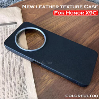 Honor X9d 2025 สําหรับ Honor X9D X9C X9B X9A X 9C X 9D 5G สีทึบ Matte Litchi Texture หนังเคสโทรศัพท์สําหรับ HonorX9d/X9C Soft TPU Slim กันกระแทกปกหลัง