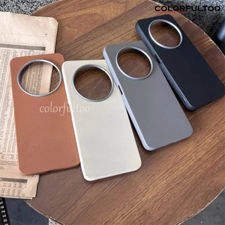 Honor X9d 2025 สําหรับ Honor X9D X9C X9B X9A X 9C X 9D 5G สีทึบ Matte Litchi Texture หนังเคสโทรศัพท์สําหรับ HonorX9d/X9C Soft TPU Slim กันกระแทกปกหลัง
