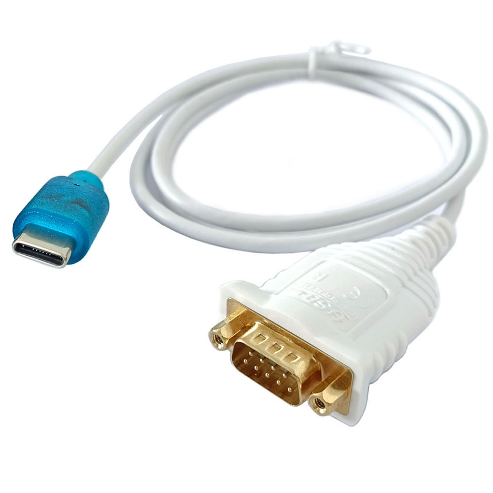 TYPE C USB-C to Nine-Pin Serial Port Adapter Cable MICRO to RS232 DB9 นําเข้า] Serial Port to USB