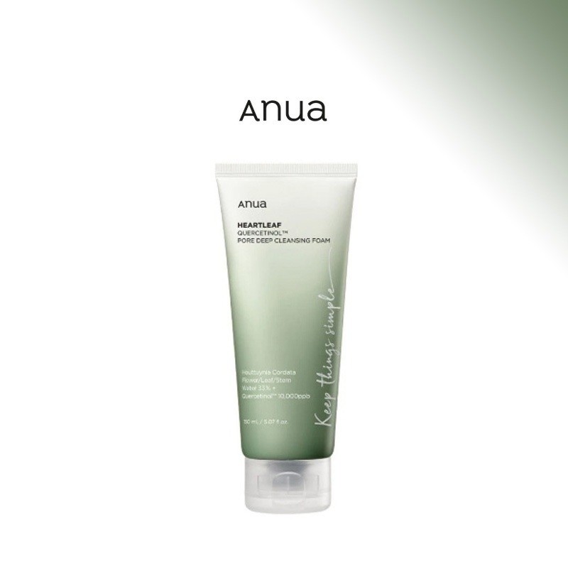 ANUA: โฟมล้างหน้าล้ําลึก Heart Leaf Quezin 150ml