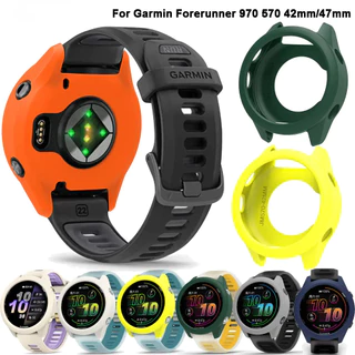 เคสซิลิโคน สำหรับ Garmin forerunner 970 570 42 mm. / 47 mm. silicone case