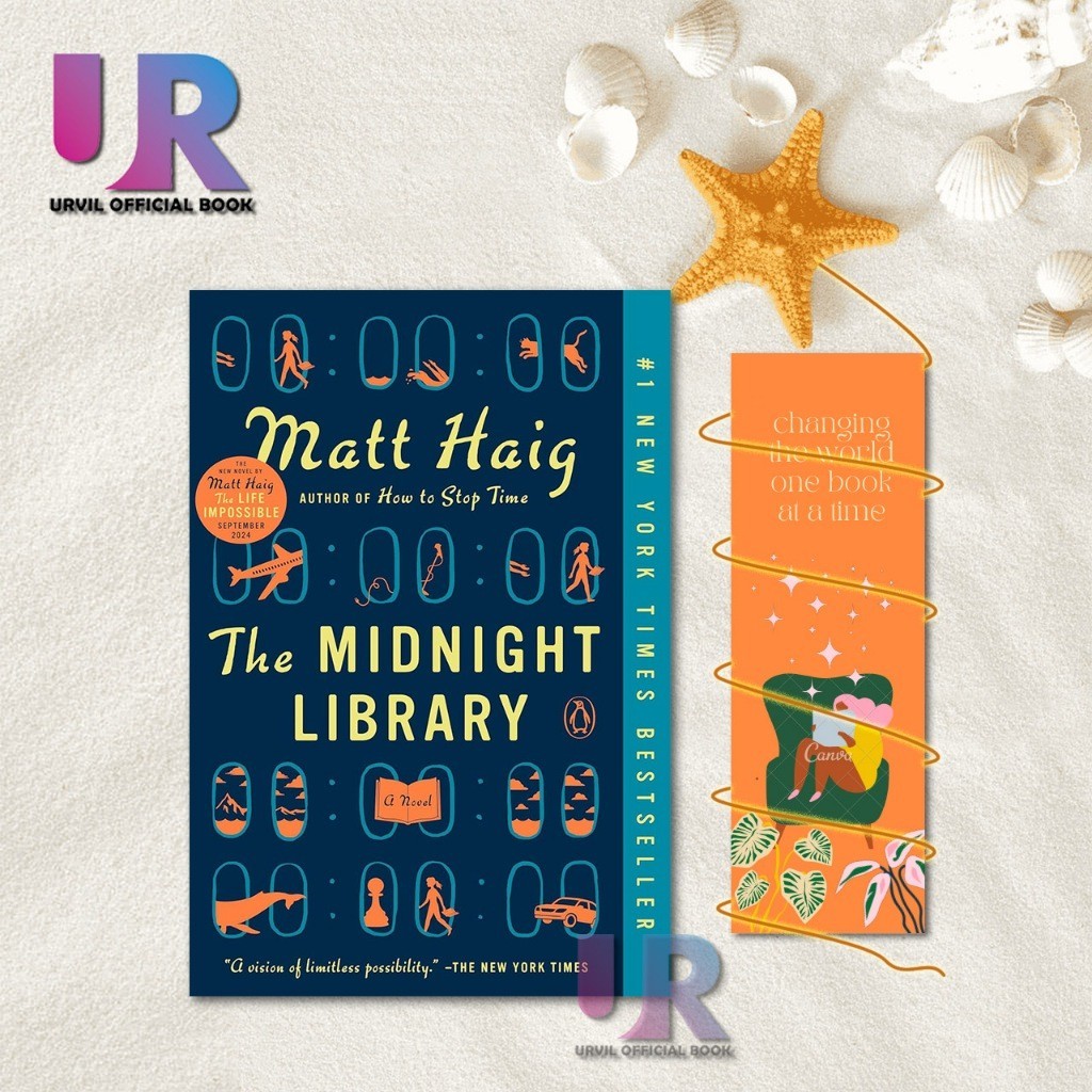 The Midnight Library โดย Matt Haig (ภาษาอังกฤษ)