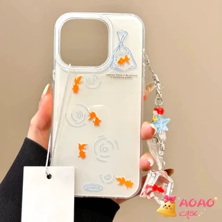 เคสไอโฟน 17 สำหรับ iPhone 16 15 13 11 14 12 Pro Max 16 Plus 14 Plus 15 Plus ปลาทอสดสดใหม่ที่หรูหราปก IMD ใหม่
