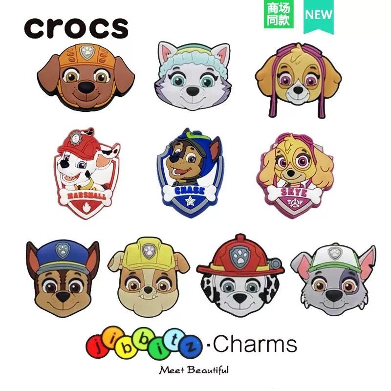 อุปกรณ์เสริมรองเท้าแตะแฟชั่น Crocs Gibbitz Charms ของขวัญวันเกิดเด็กคุณภาพสูง