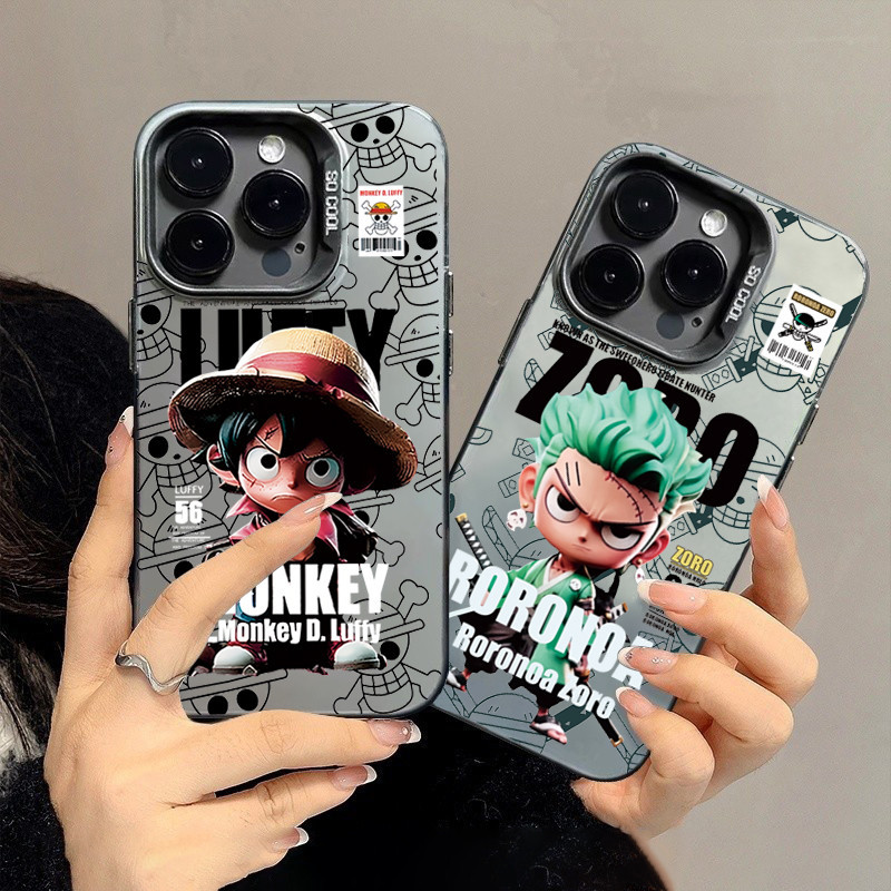 SAMSUNG สําหรับsamsung Galaxy A24 A04 A14 A34 A05 A54 A03 A50 A30S A04E A12 A13 A23 A15 A35 A33 A53 A73 A52 A04Sการ์ตูนOne Piece Angry ZoroฝาครอบกันกระแทกHDD