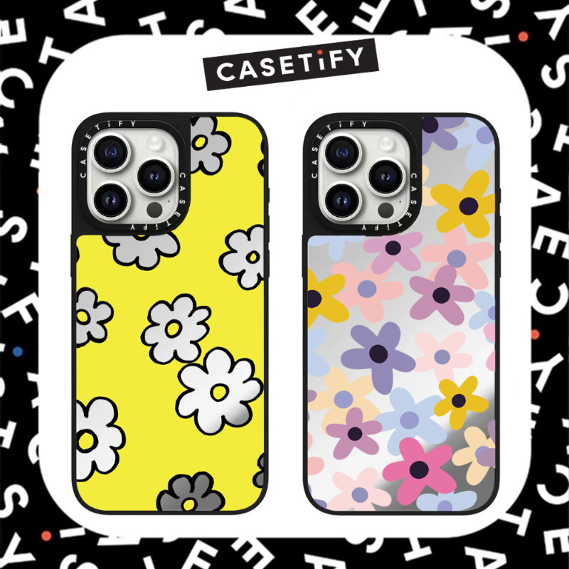 Casify sfumato ดอกไม้เคสกระจกกันกระแทกพร้อม MagSafe สําหรับ iPhone 15 Pro Max / iPhone 14 Pro Max / 