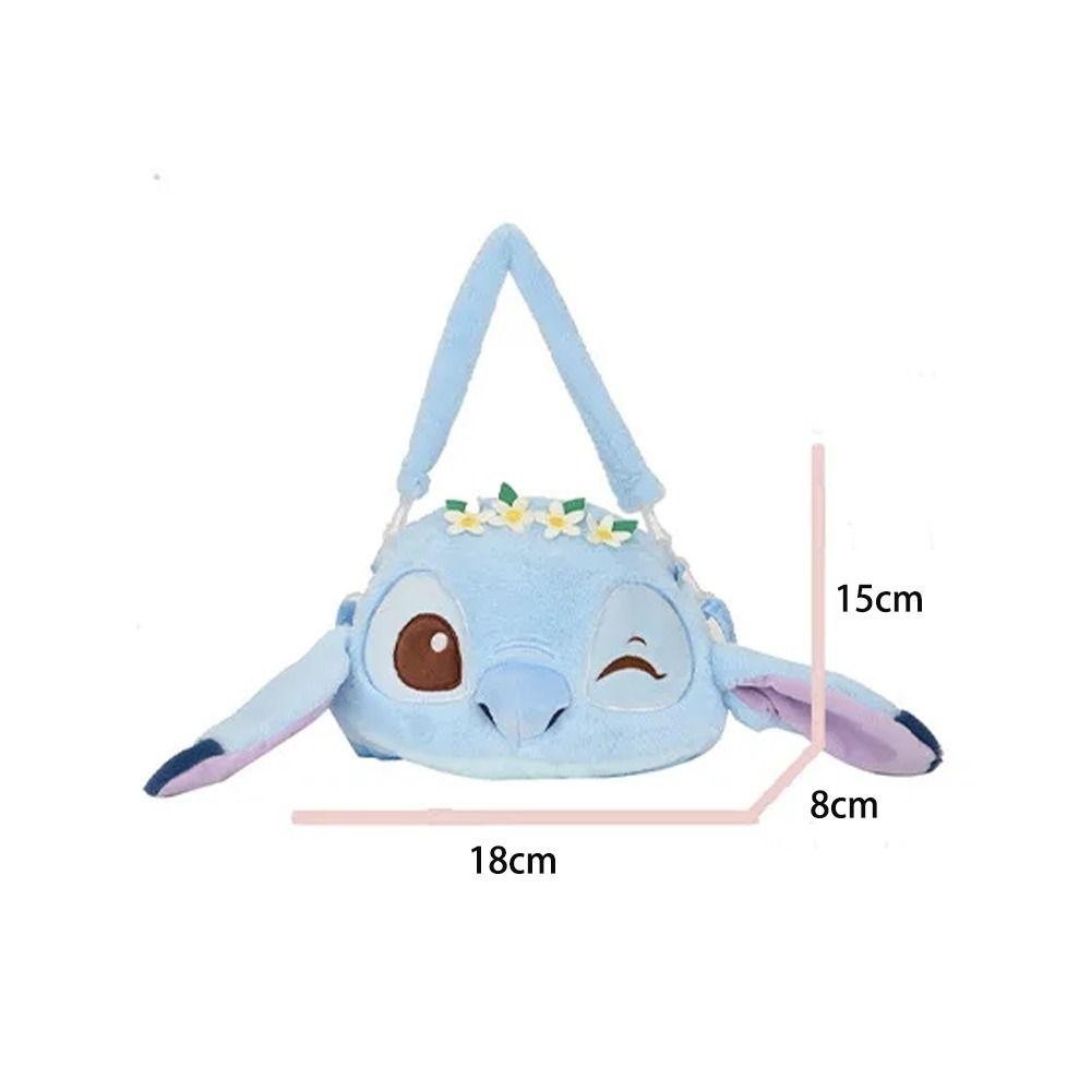 กระเป๋าถือตุ๊กตา ROSE, กระเป๋า Messenger ของอนิเมะ, กระเป๋าสะพายข้าง Stitch Pooh Bear Stitch