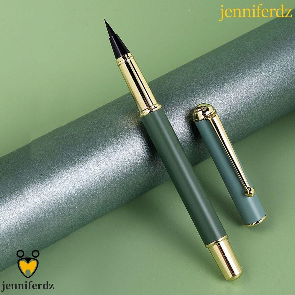 Jenniferdz ปากกาหมึกซึม โลหะ หัวนิ่ม หลากสี สําหรับนักเรียน สํานักงาน 1 ชิ้น