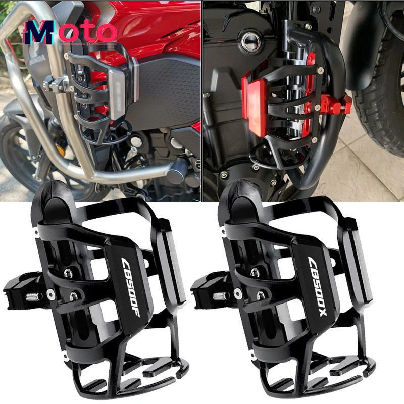 สําหรับhonda CB500X CB500F 2019 2020 2021 รถจักรยานยนต์CNCขวดน้ําเครื่องดื่มเครื่องดื่มที่วางแก้วMount