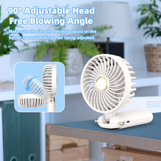 GOOJODOQ Versatile 3-in-1 Handheld Fan with Detachable Base and Phone Holder