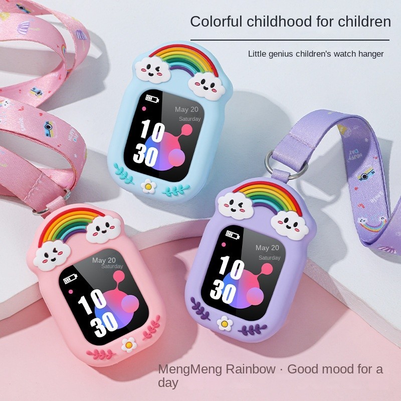 Imoo Z1 Z2 Z5 Z6 Z7 X10 สายคล้องคอ Halter คอป้องกันกรณีชายหญิง Rainbow การ์ตูนเชือก imoo สายนาฬิกา imoo สาย imoo กรณี