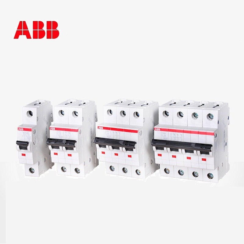 ❊ABB Miniature Circuit Breaker S200 1P 1P N 2P 3P 4P TYPE C 1A 2A 3A 4A 6A 10A 16A 20A 25A 32A 40A 5