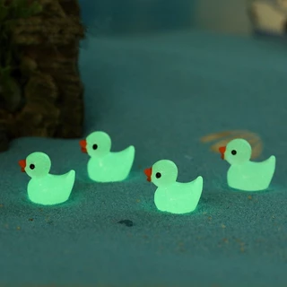 Luminous Rabbit/Duckling/Little Black/Mushroom Moss Micro Landscape เครื่องประดับ Luminous วัตถุขนาดเล็กตกแต่งพืชสวนเครื่องประดับสร้างสรรค์งานฝีมือเรซิน