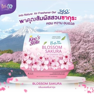 เจลน้ำหอมปรับอากาศ King's Stella (คิงส์สเตลล่า) Fresh Gel เนื้อเจลบริสุทธิ์จากธรรมชาติ หอมยาวนาน 30 วัน 180g