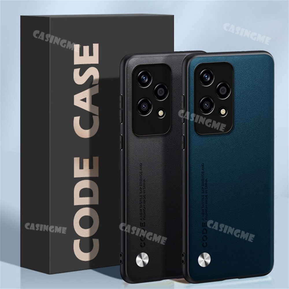 Honor 200 Lite 5G 2024 หรูหราผิวธรรมดาปลอกหนังสําหรับ Honor 200 Lite 200Lite Honor200Lite Lite200 Pro 4G 5G 2024 Matte Hard PC กันกระแทกเคสโทรศัพท์ฝาหลัง
