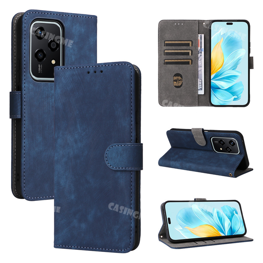 Honor 200 Lite 5G 2024 Flip MatteปลอกหนังสําหรับHonor 200 Lite 200Lite Honor200Lite Lite200 เคสโทรศั