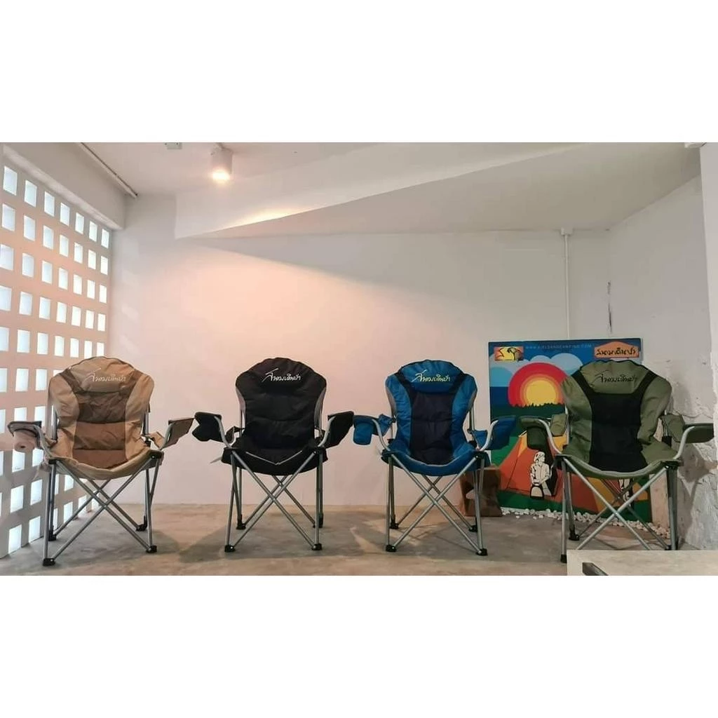 เก้าอี้สนามพกพา King ปรับระดับได้ 3 ระดับ Jeep Camping thumbnail 4