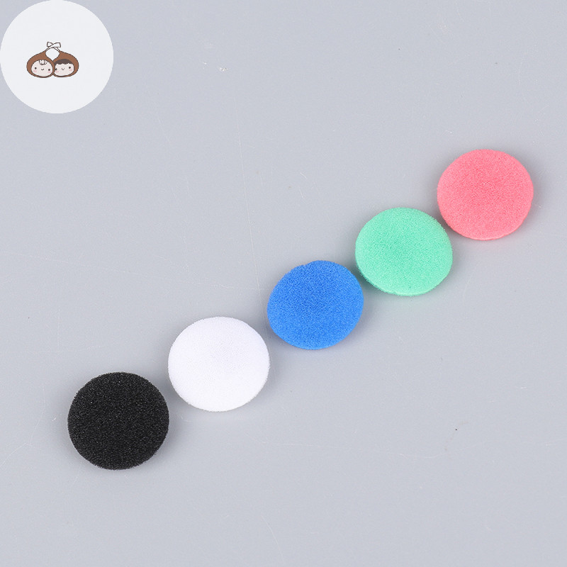 Bef 20pcs Earpads ครอบคลุม MP3 MP4 Moblie โทรศัพท์แผ่นรองหูฟังสําหรับหูฟังโฟม 18 มม.ฟองน้ําหูฟังเปลี่ยน TH