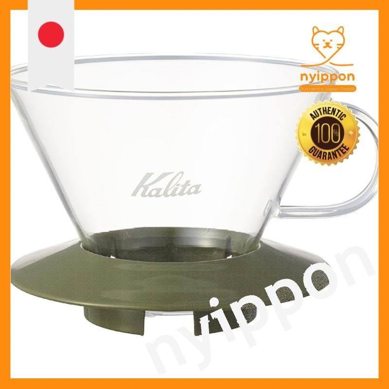 Kalita's Wave Series Coffee Dripper is a heat-resistant glass dripper