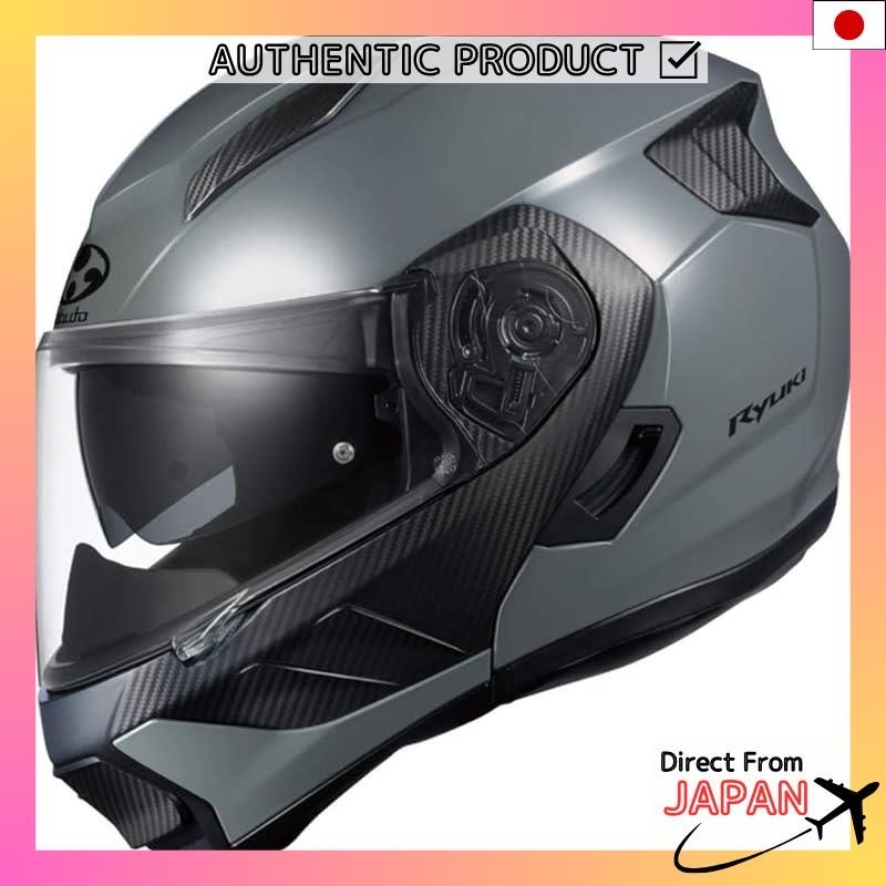 OGK KABUTO Bike Helmet System RYUKI Medium Gray (Size: S)