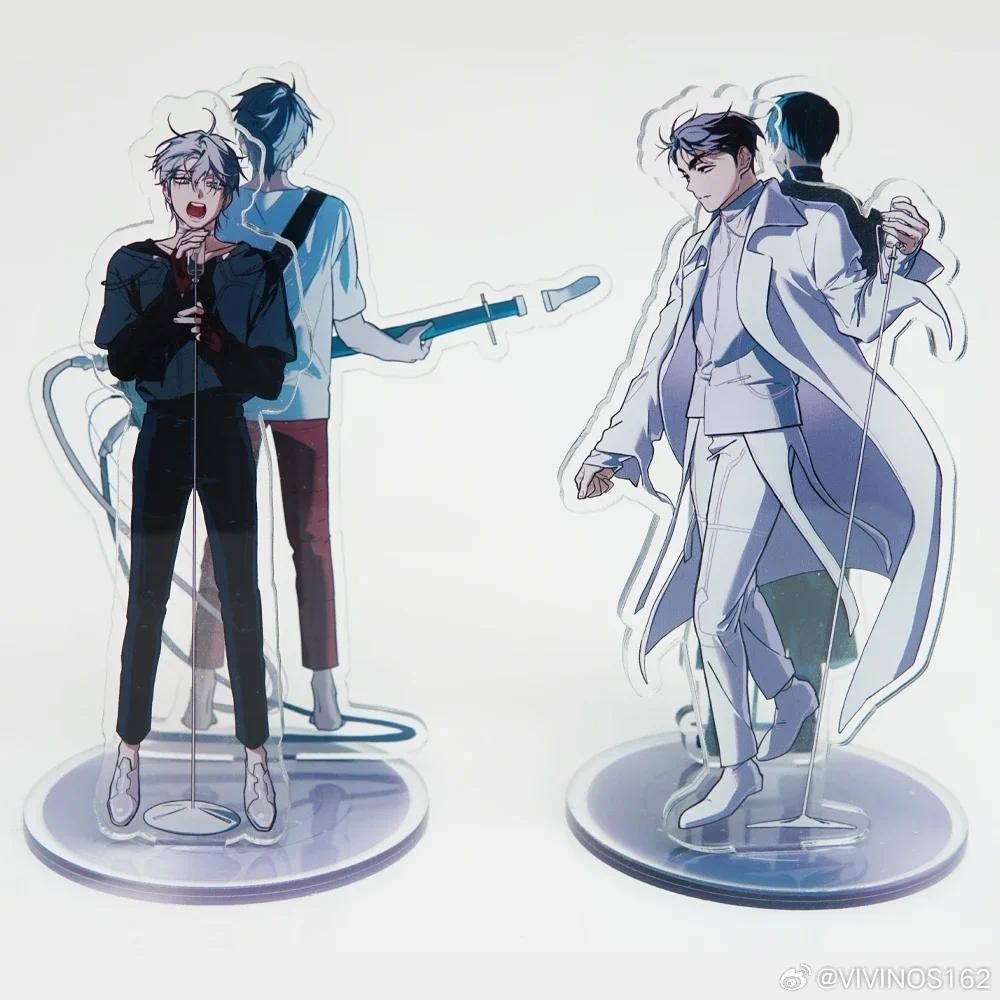 Alien STAGE IVAN & TILL ตัวเลขของขวัญขาตั้งอะคริลิคอะนิเมะรุ่น Action Figure เครื่องประดับอุปกรณ์เสริม Luka Hyuna เดสก์ท็อปเครื่องประดับ