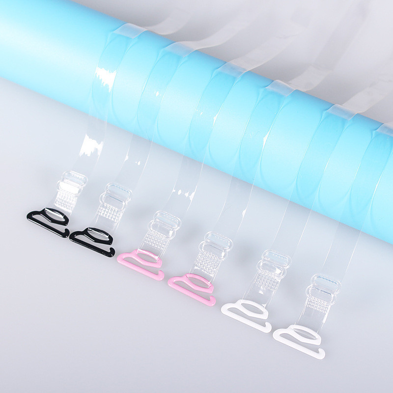 1.0 ซม.ไม่มีรอยต่อสายตกปลา Ultra-Fine Anti-Slip โปร่งใสสายคล้องไหล่ที่มองไม่เห็น Bra ชุดชั้นในสายคล้อง