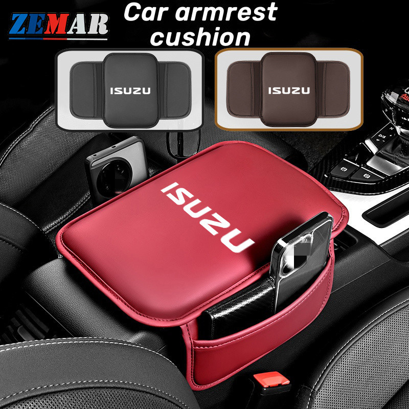 Isuzu รถเบาะ ที่วางแขน กึ่งกลางคอนโซลเบาะป้องกัน ที่วางแขน ถุงเก็บสัมภาระที่วางแขนอเนกประสงค์ for IS