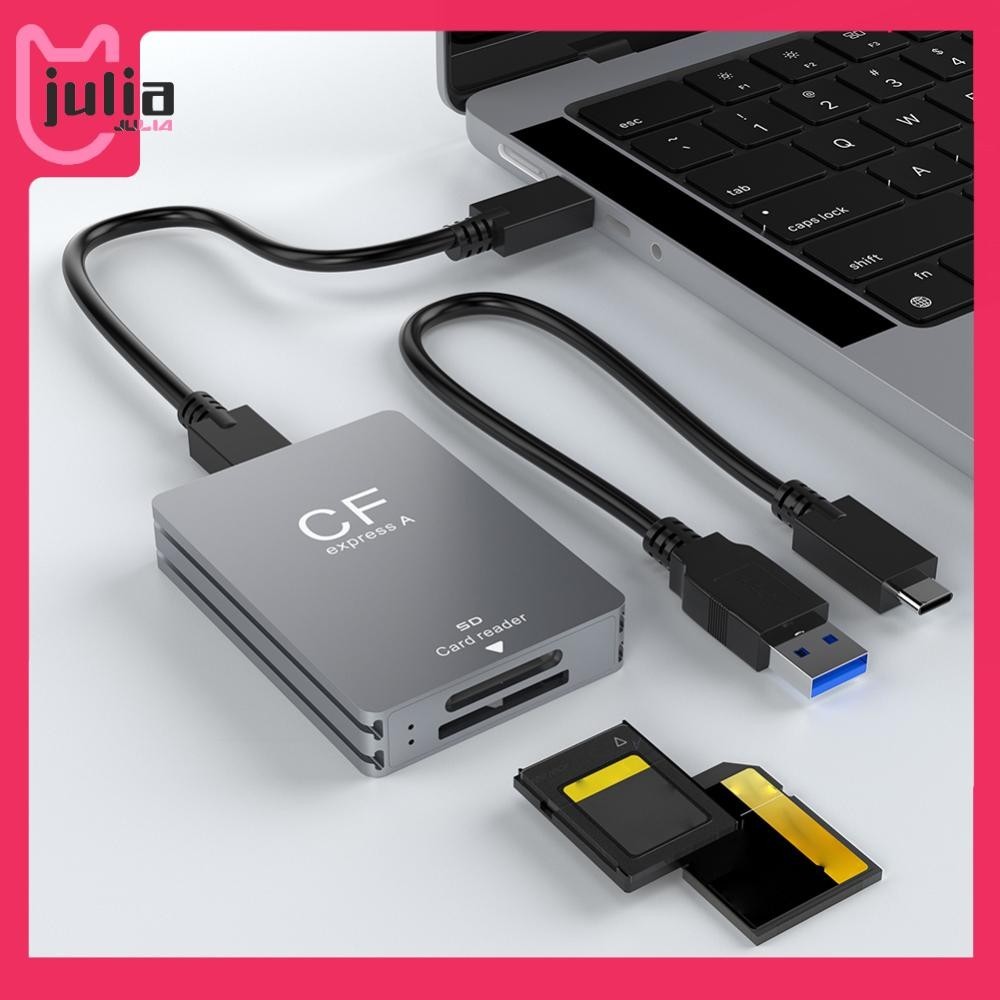 [Julia1.th] 2 in 1 CFexpress Type A SD Card Reader อะแดปเตอร์ USB 3.2 10Gbps สําหรับ SLR