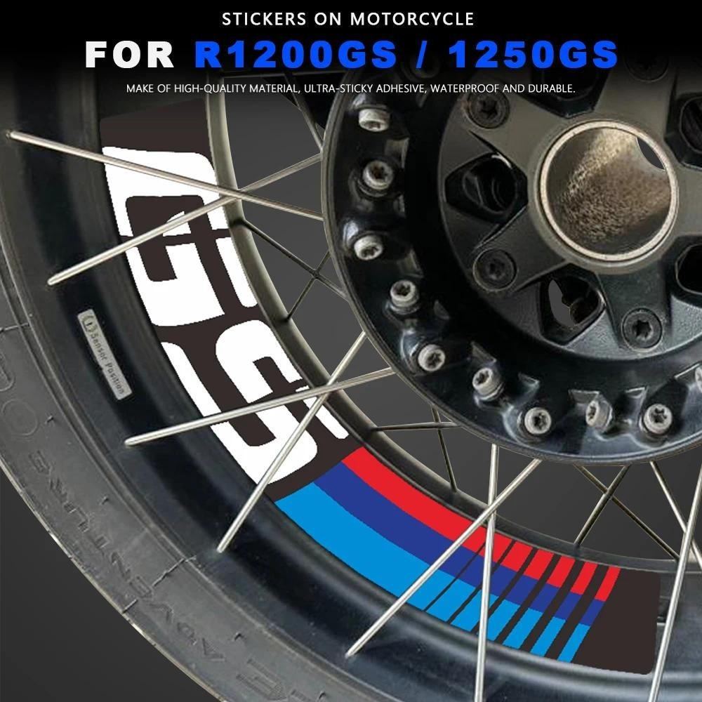 สติ๊กเกอร์รถจักรยานยนต์กันน้ําภายใน Hub Decal R1250GS ADV สติกเกอร์สําหรับ BMW R1200GS R 1200 1250 GS อุปกรณ์เสริมผจญภัย