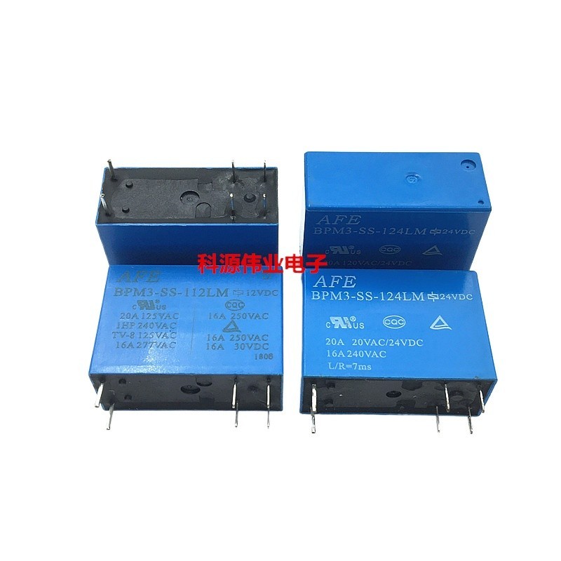 AFE รีเลย์ BPM3-SS-112LM 12V 16A BPM3-SS-124LM 6 Pins 24V