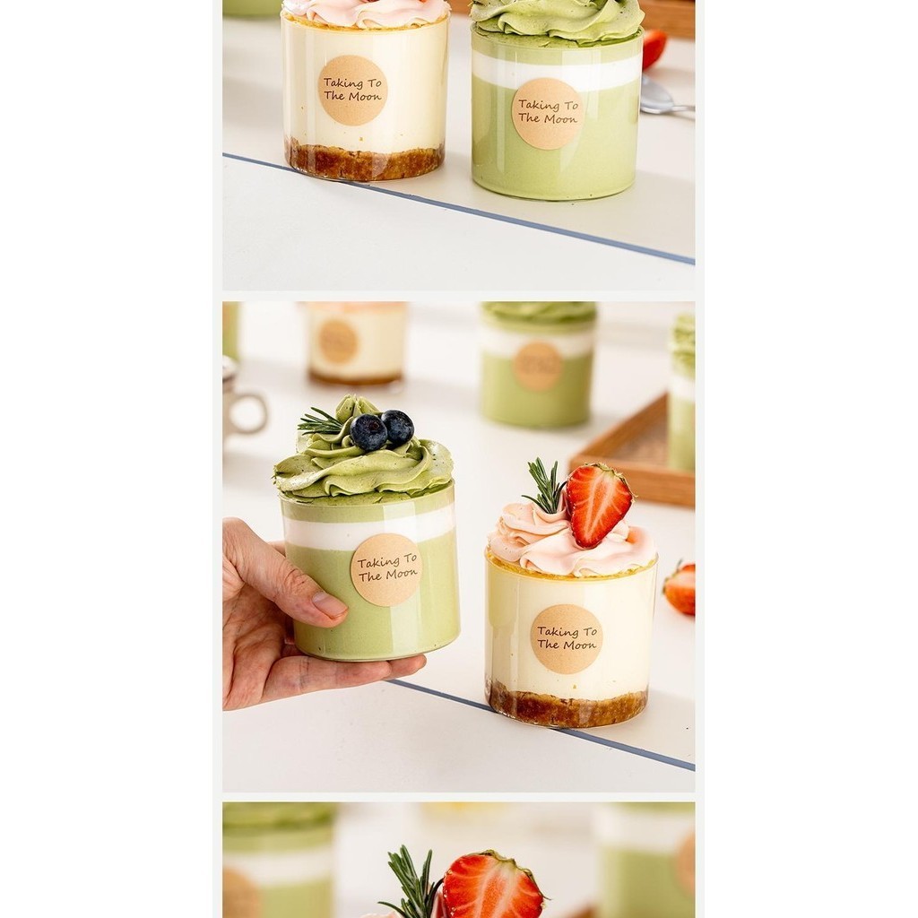 มูสคัพกลม Menglong เค้กกล่องขนมพุดดิ้งถ้วยทีรามิสุแบบใช้แล้วทิ้ง ราคา ถูกที่สุด ดีลบีเคเค แกลเลอรีภาพที่ 9