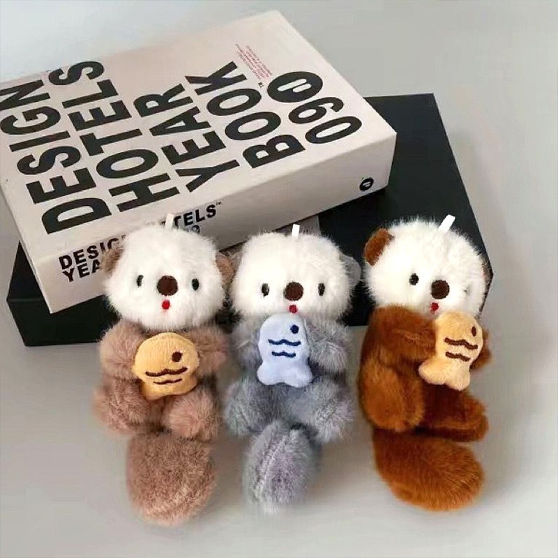 น่ารักทะเลนากกอดปลาของเล่นตุ๊กตาตุ๊กตาพวงกุญแจการ์ตูนกระเป๋าตกแต่งแขวนจี้เพื่อนของขวัญ