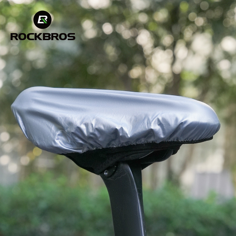 ROCKBROS เบาะจักรยานปกฝนจักรยานถนน จักรยานเสือภูเขา เบาะรองนั่งกันฝนน้ําหนักเบาที่นั่งปกกันน้ําอุปกรณ์ — صورة 6