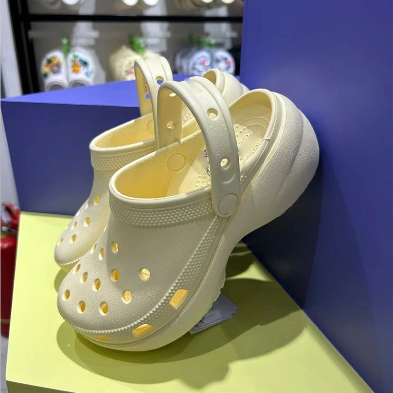 รองเท้า cross แท้  Platform Clog 4.1cm ร้องเท้าหัวโต กันลื่นรองเท้า#206750
