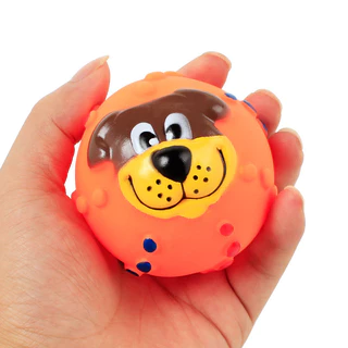 KTCAT บอลของเล่นสุนัข ลายการ์ตูน มี 5 สี กัด บีบแล้วมีเสียง