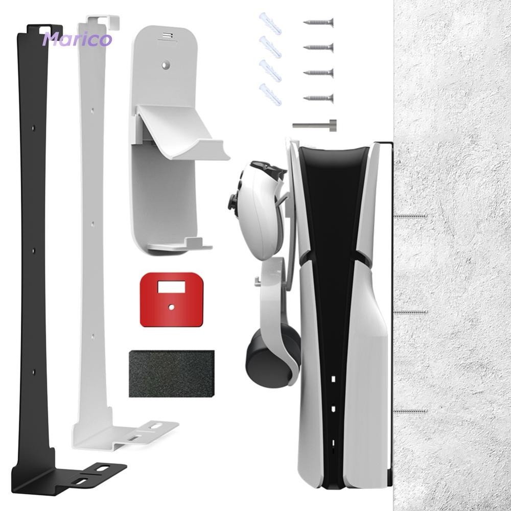 สําหรับ PS5 Slim Host Wall Mount Bracket ขาตั้งแขวนผนังมั่นคงประหยัดพื้นที่ SN9F [Marico.th]