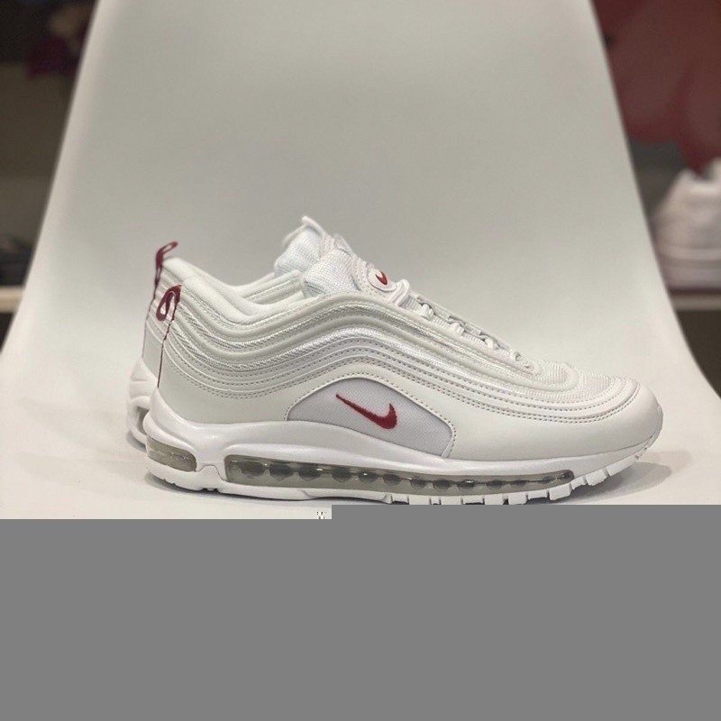 Nike Air Max 97สีขาวและสีแดง