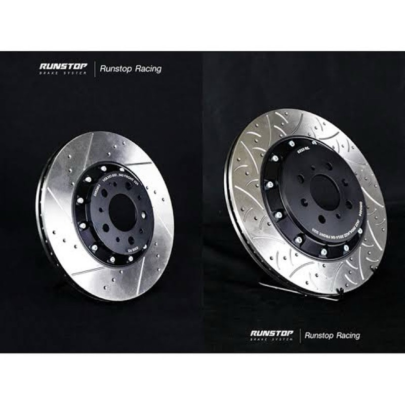 Runstop จานเบรคหน้า จานเบรคหลัง จานขยาย Mazda 2 Skyactive แท้ 310มม ล้อขอบ16“ 300มม ล้อขอบ17" พร้อมขาจับตรงรุ่นในชุด