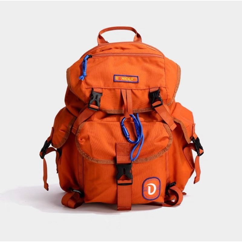 กระเป๋าเดินป่า Niche Design Street Wear Outdoor Men Women Unisex Waterproof Youth Hiking Backpack Travel Backpack School Bag