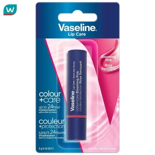 Vaseline วาสลีน ลิป แคร์ คัลเลอร์ พลัส แคร์ บลูมมิ่ง พิงค์ 3 กรัม ลิปบำรุงริมฝีปาก ชุ่มชื้น