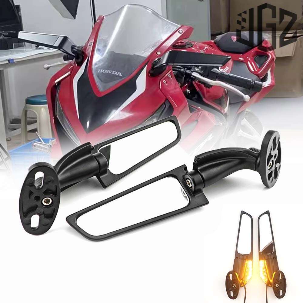 สําหรับ HONDA CBR650R 500R CBR650F CBR 150 Winglet กระจกมองข้างรถจักรยานยนต์ Cermin Sisi Stealth Win