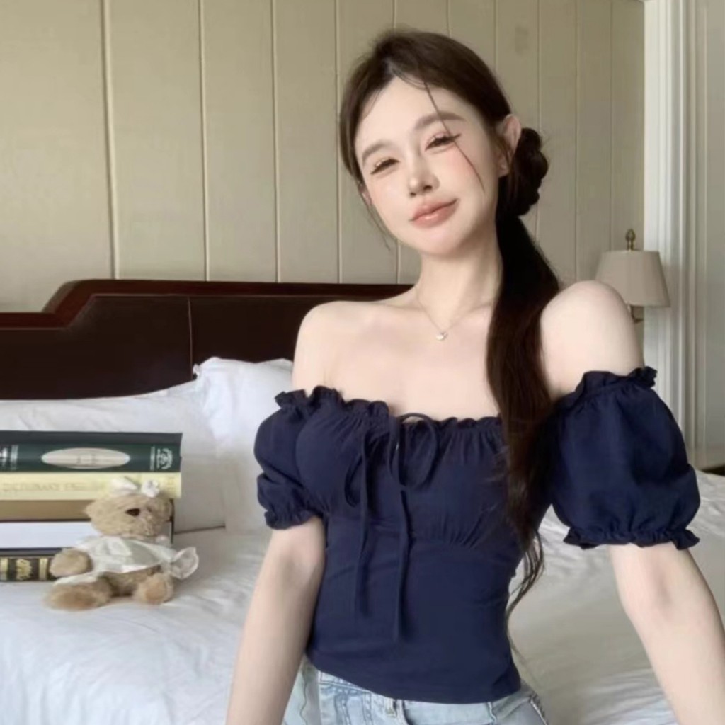 เดรสคอเหลี่ยมแขนยาวใหม่ ดูดี กระชับและเหมาะสำหรับฤดูใบไม้ผลิ
 - รูปที่ 3