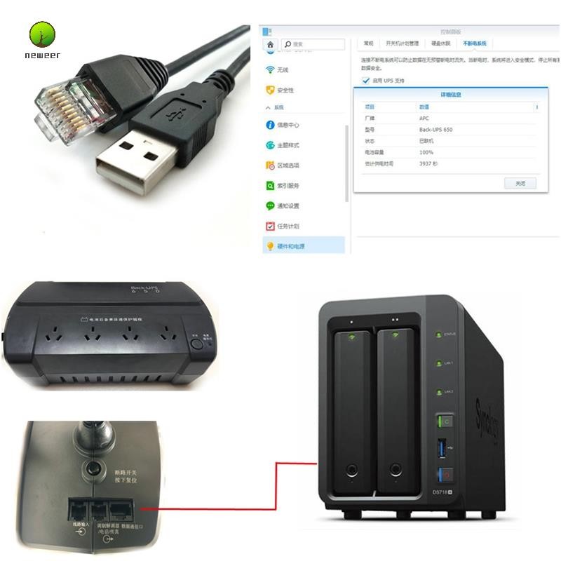 Super USB To RJ50 คอนโซลสาย AP9827 สําหรับสมาร์ท UPS 940-0127B 940-127C 940-0127E ด้วยแม่พิมพ์ความเครียด Relief Boot