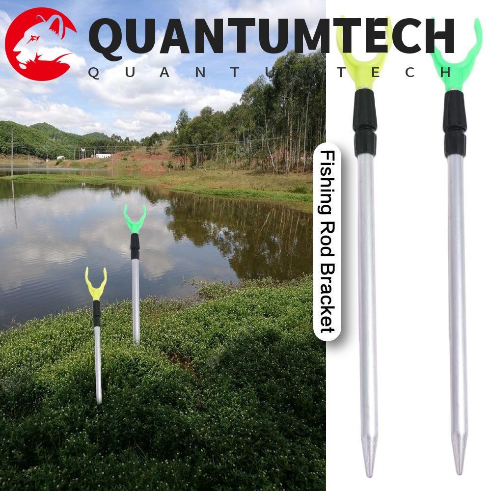 Quantumtech ขาตั้งตกปลาแบบยืดไสลด์, อลูมิเนียมอัลลอยด์ที่วางคันเบ็ดแบบยืดไสลด์คงที่, ปรับแบบพกพาคงที่ตกปลา Bankstick ขยาย Rod อุปกรณ์ปลา
